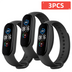 3Pcs Watchband For Mi Band 7 6 4 5 3 Bracelet Xiaomi Mi Band Strap Silicone